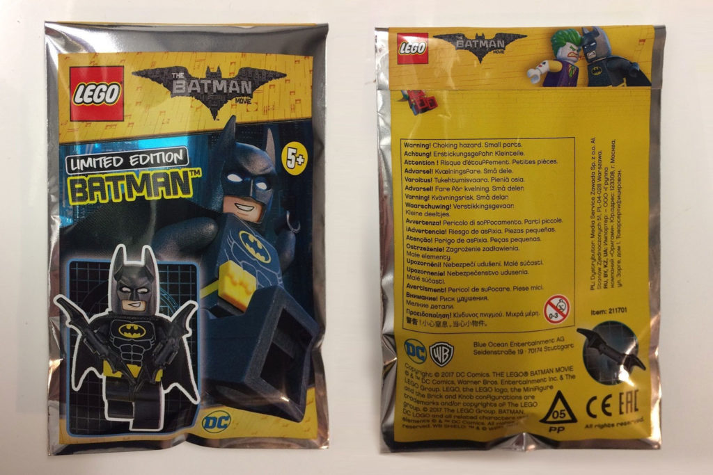 The LEGO Batman Movie Minifigure Foil Pack