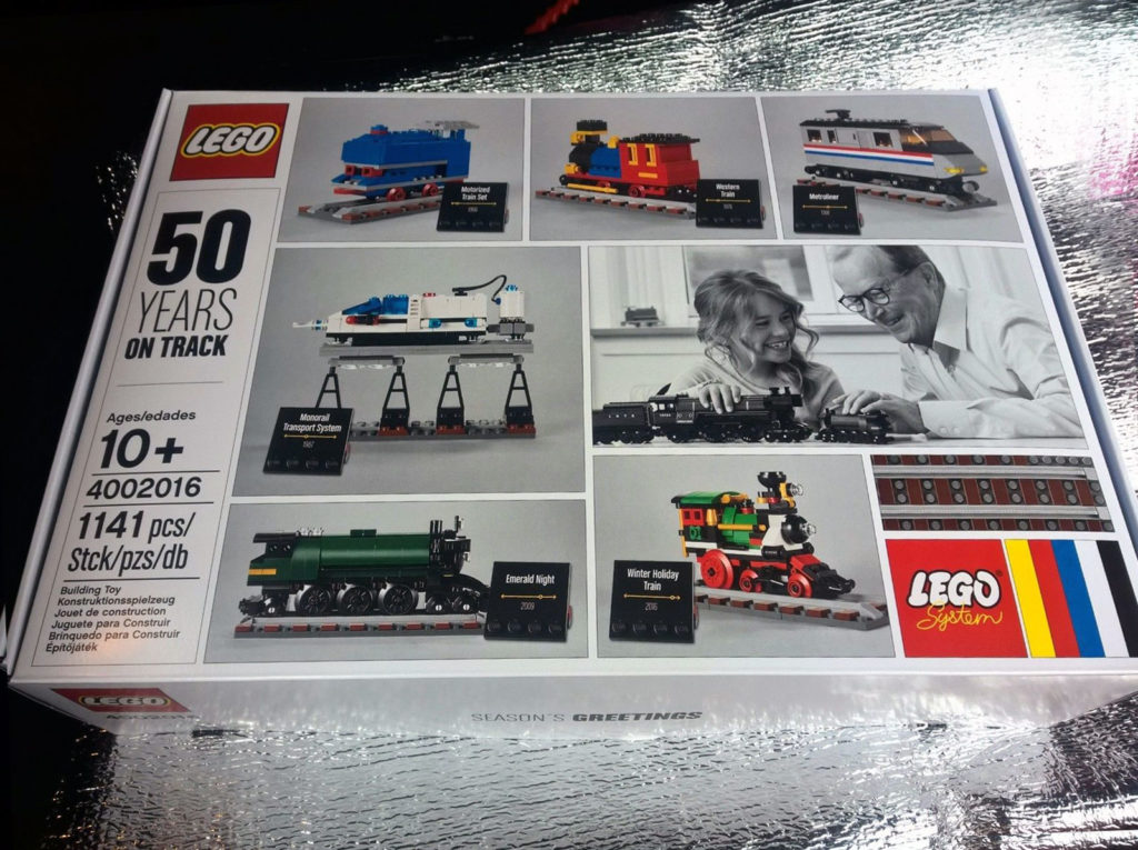Exclusive LEGO "50 Years on Track" Employee Gift 2016