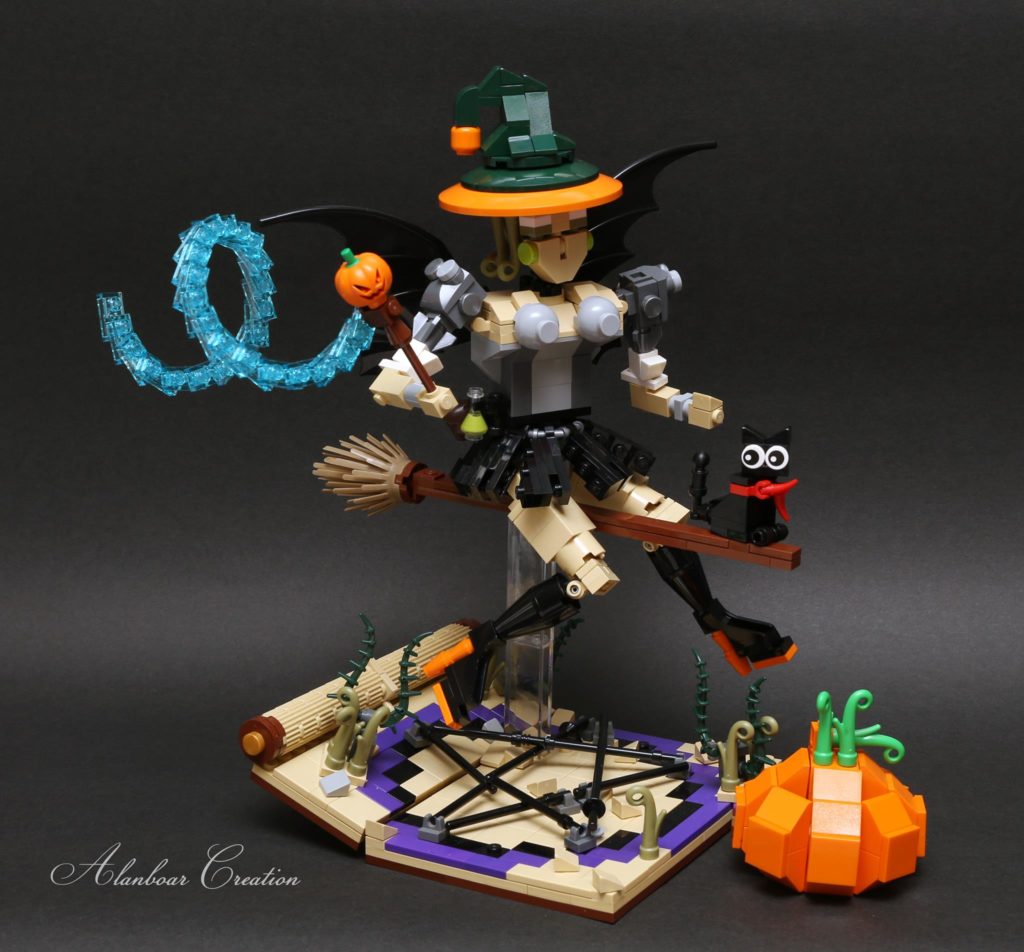 The LEGO Halloween Witch by Alanboar Cheung