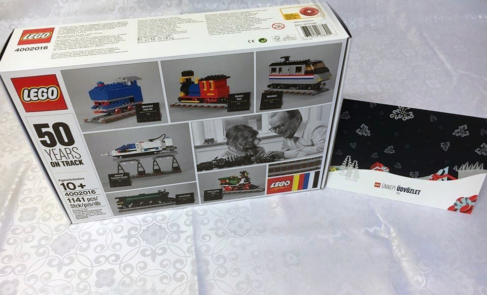 Brickfinder - Exclusive LEGO “50 Years On Track” Employee Gift