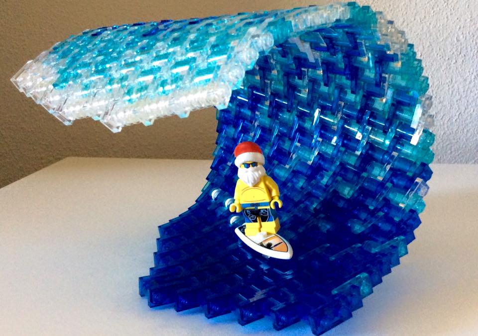 Wave Goodbye to 2016 with surfer santa