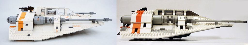 LEGO UCS Snowspeeder (75144) vs UCS Snowspeeder (10129)