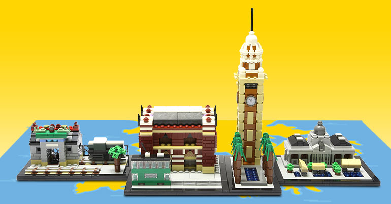 Ny ankomst albue Gæsterne Brickfinder - LEGO Hong Kong Mini-Build Landmarks Official Images