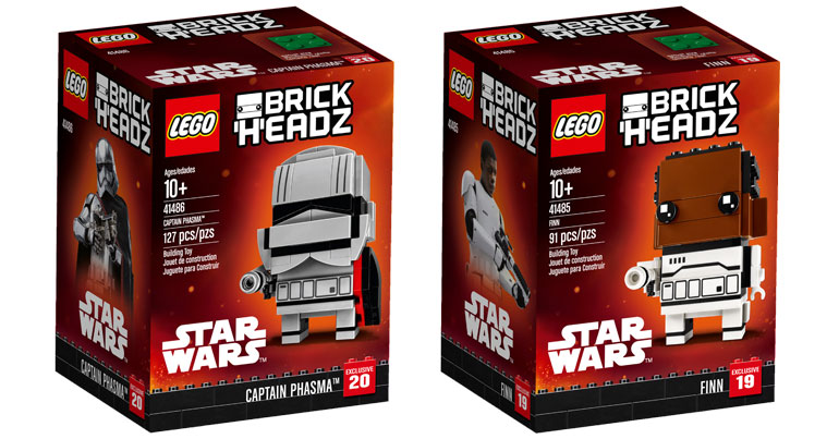 41485 & 41486 Details about   NEW LEGO Brickheadz Star Wars Finn & Captain Phasma Set SEALED 