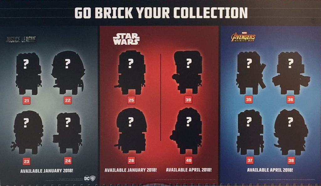 LEGO BrickHeadz 2018 Line Up