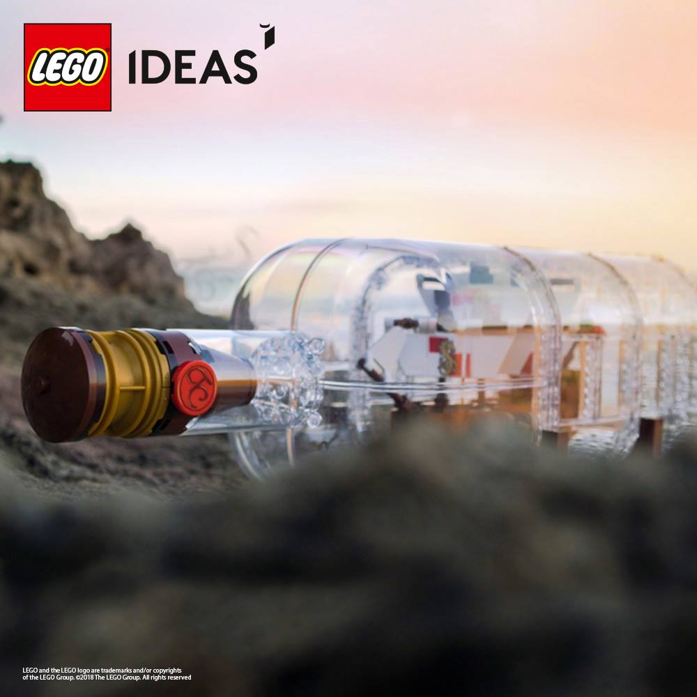 LEGO Ideas Ship in a bottle 21313