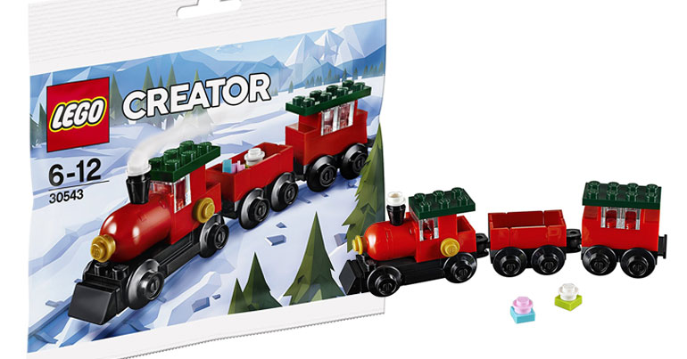 NEW Lego Creator 66 pcs Holiday Christmas Train #30543 Polybag