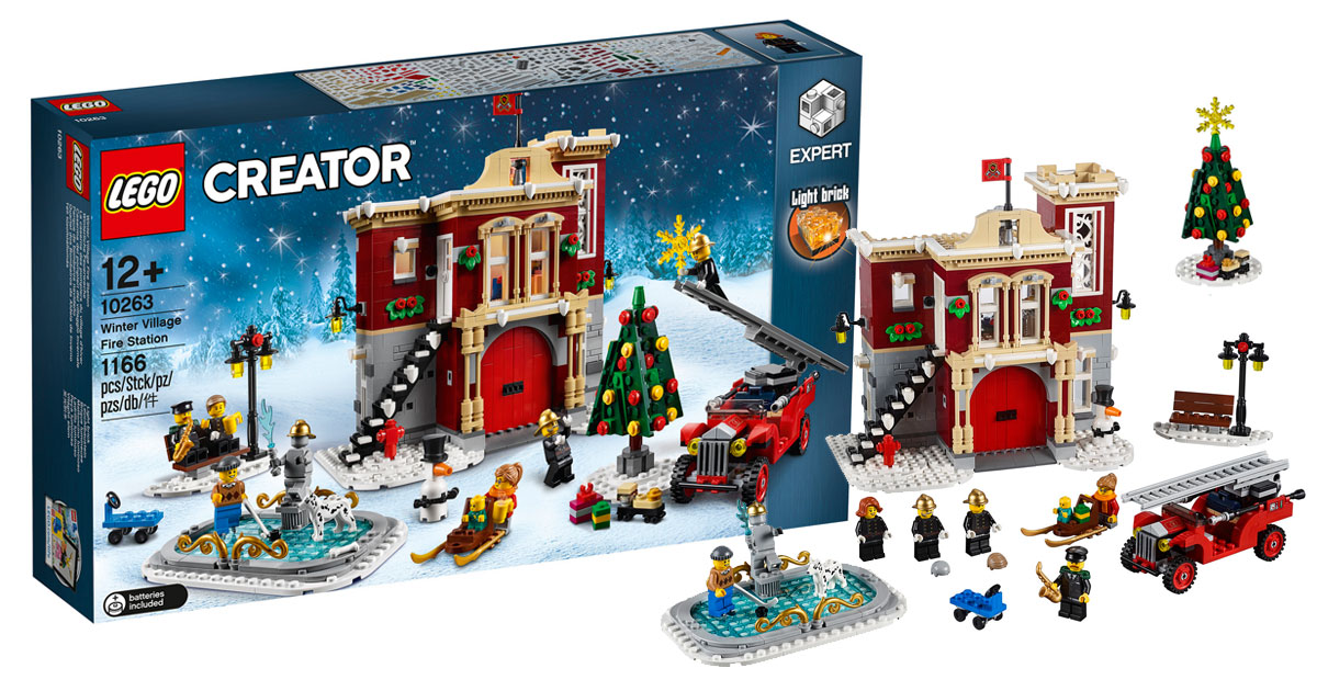 Featured image of post Lego Set 10263 Lego 4 minifigures from winter village fire station nib retired set 10263