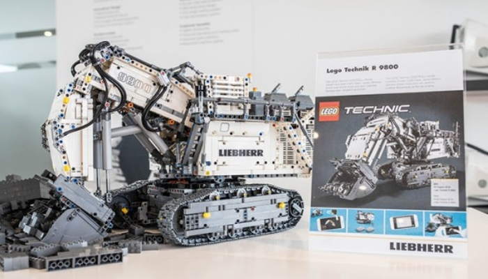Lego technic liebherr r shop 9800 42100