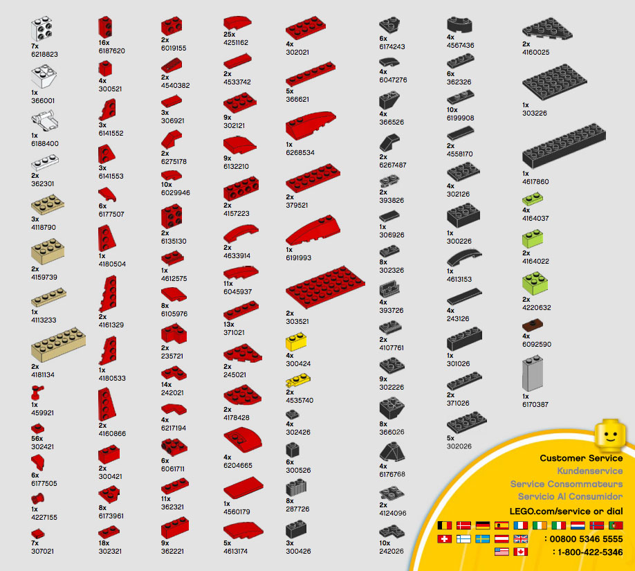 Brickfinder - SDCC LEGO Exclusive Sets 2019: Full Instructions + Parts List