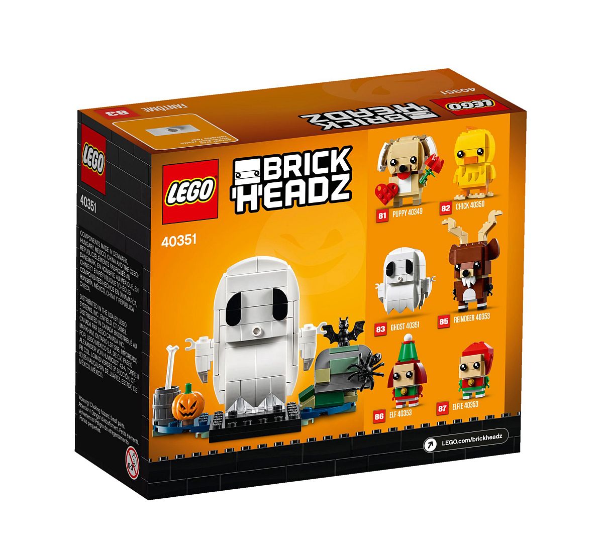 Brickfinder Lego Brickheadz Halloween Ghost 40351 Official Images