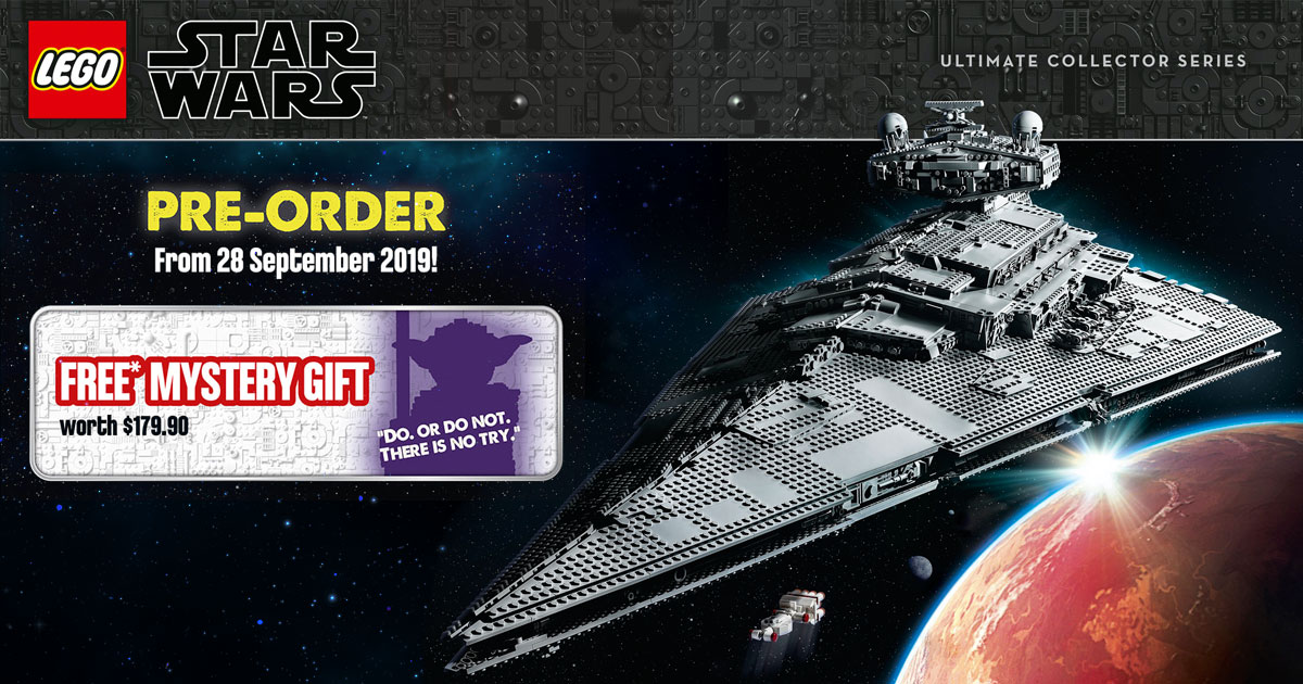 Absay sejle Ødelæggelse Brickfinder - LEGO Star Wars UCS Imperial Star Destroyer (75252) Gift With  Purchase Revealed!