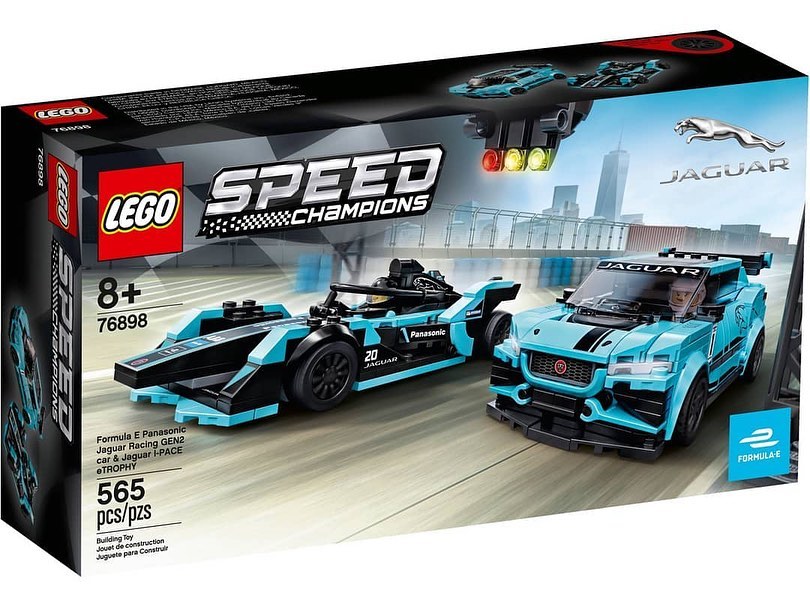 LEGO Speed Champions Formula E Panasonic Jaguar Racing Gen 2 & I-PACE eTROPHY (76898) - 02