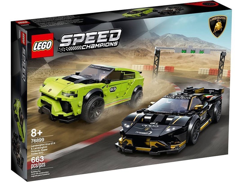 LEGO Speed Champions Lamborghini Huracán Super Trofeo EVO & Urus ST-X (76899) - 01
