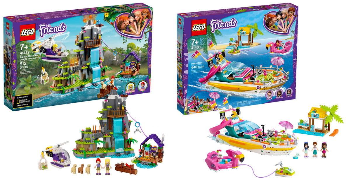 Brickfinder - LEGO Friends Alpaca Mountain Jungle Rescue (41432) And Party  Boat (41433) Revealed!