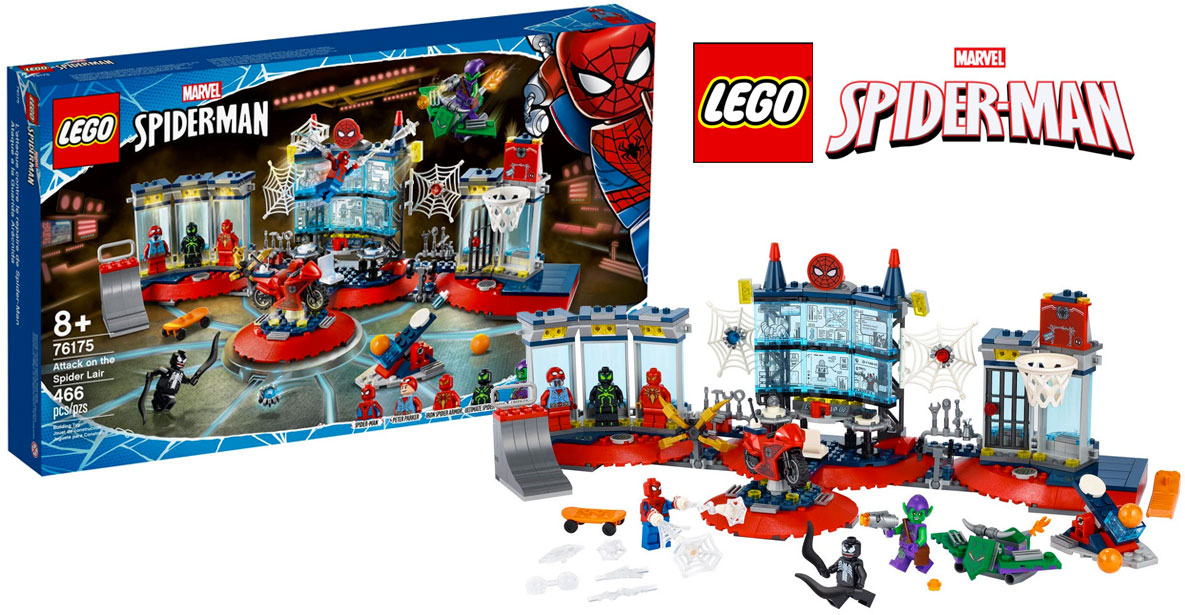 Lego 76175 Marvel Spider-Man Attack On The Spider Lair 