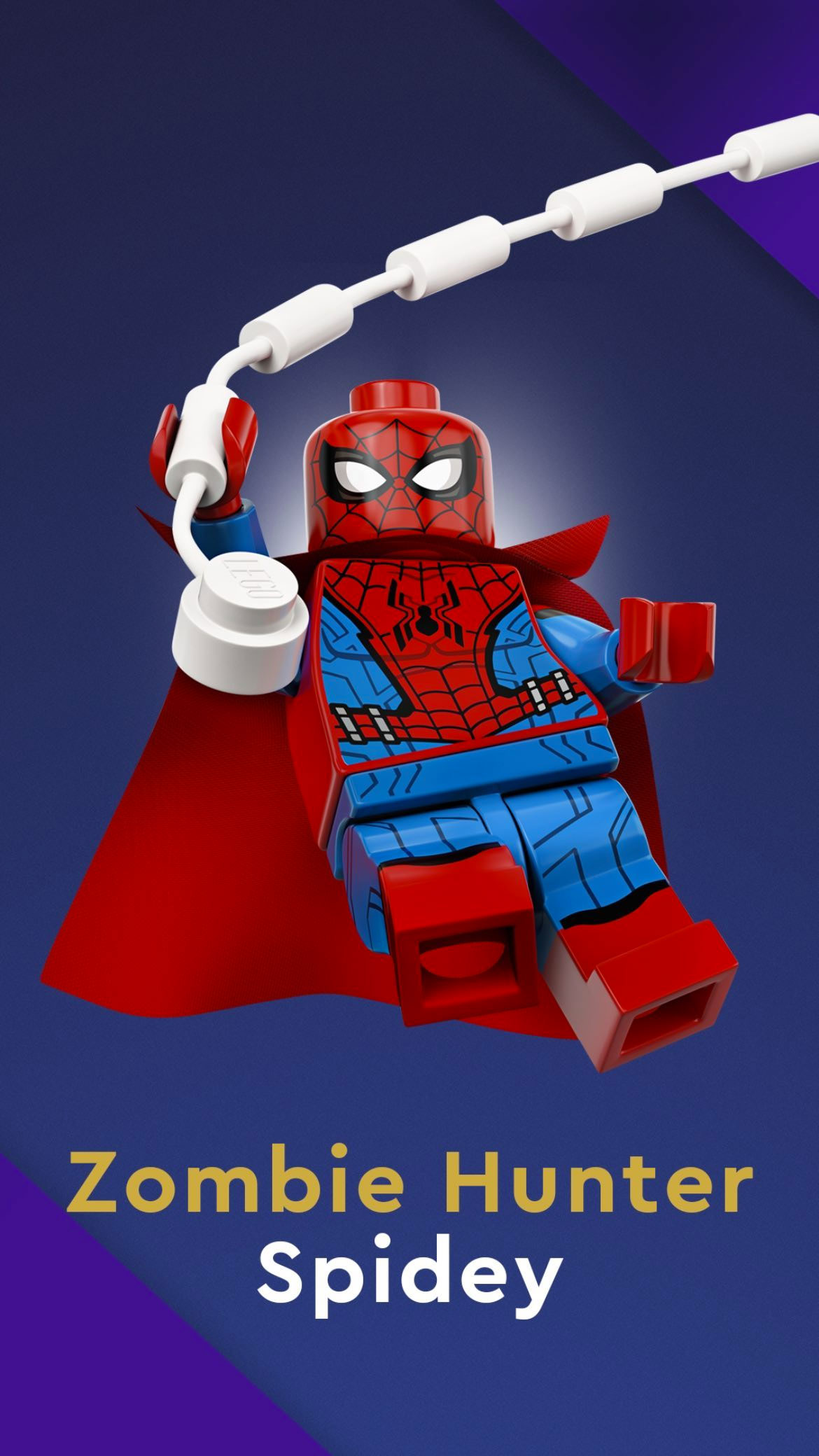 NEW LEGO MARVEL CUSTOM SPIDER-MAN PETER PARKER MINIFIGURE MADE OF LEGO PARTS 