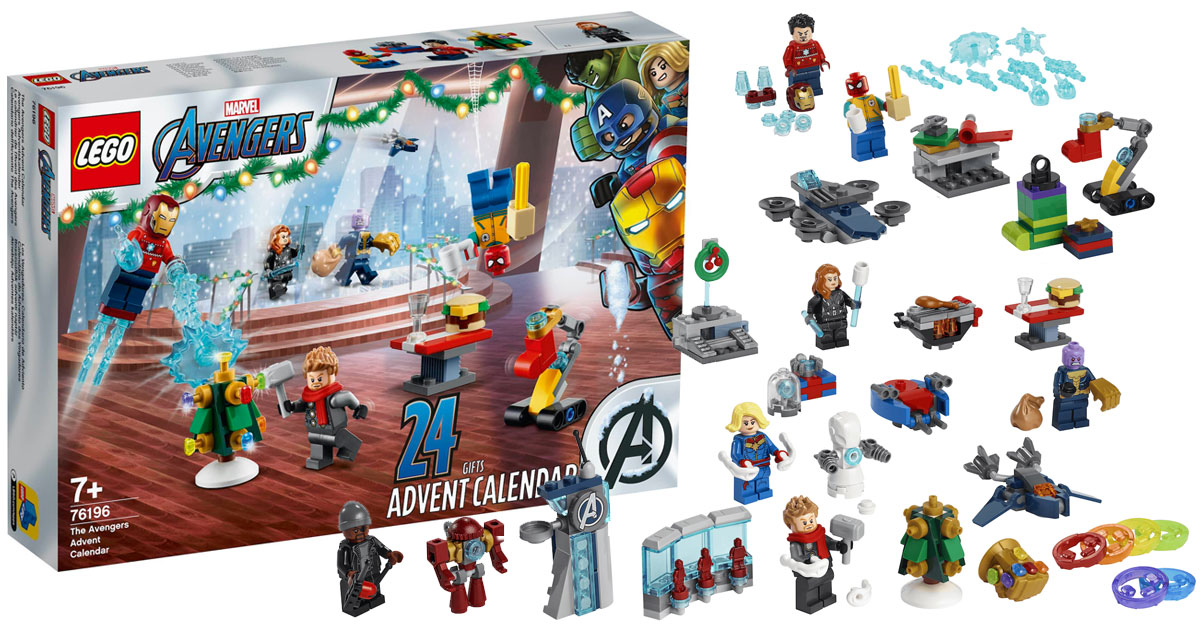 Brickfinder LEGO Marvel The Avengers Advent Calendar (76196) Official