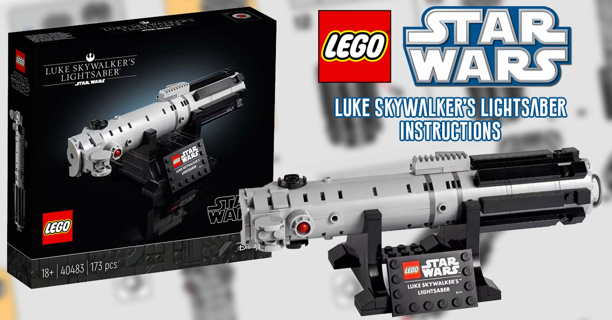 Digital Manual File Only LEGO UCS Star Wars Luke Skywalker's Lightsaber Green