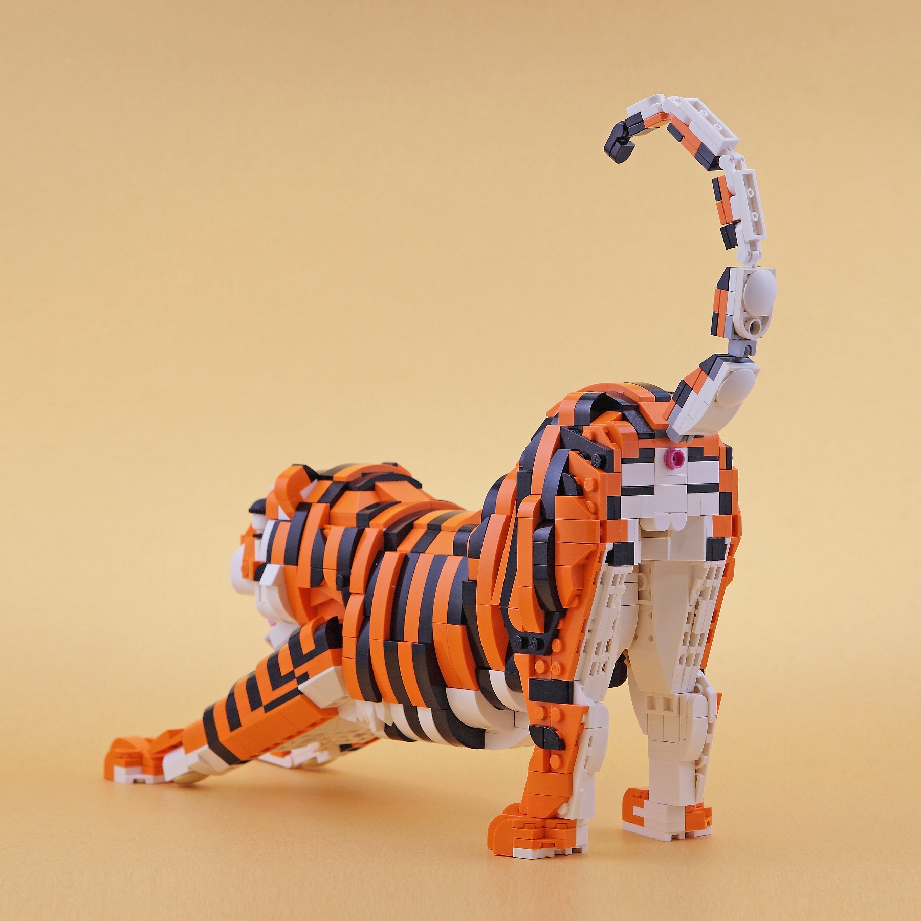 Stretching Tiger, Hidden Sculpture