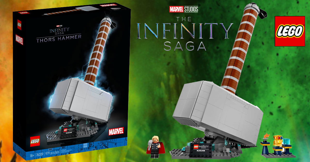 Brickfinder - LEGO Marvel Thor's Hammer 76209 Official Images!