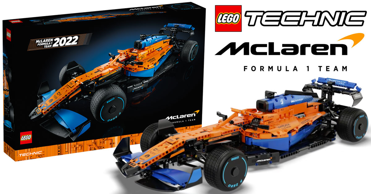 Brickfinder - LEGO Technic McLaren Formula 1 Race Car 42141 Officially  Revealed!