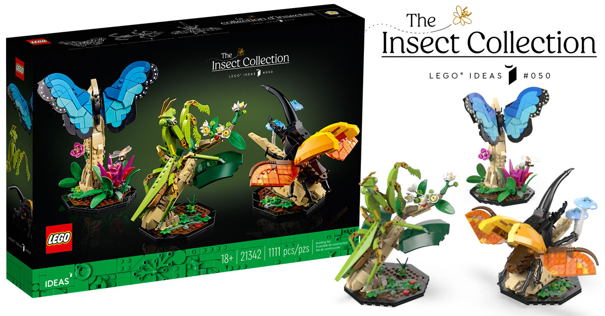 Brickfinder - LEGO Ideas The Insect Collection 21342 Official Reveal!