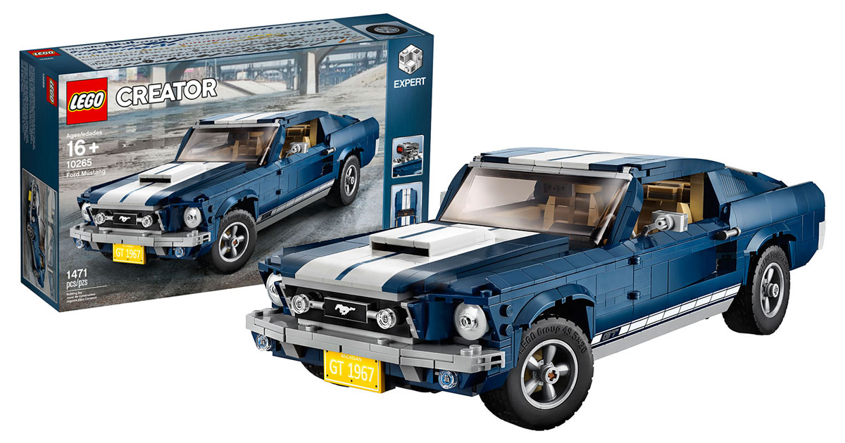 Brickfinder - LEGO Creator Expert Ford Mustang (10265) Official Announcement