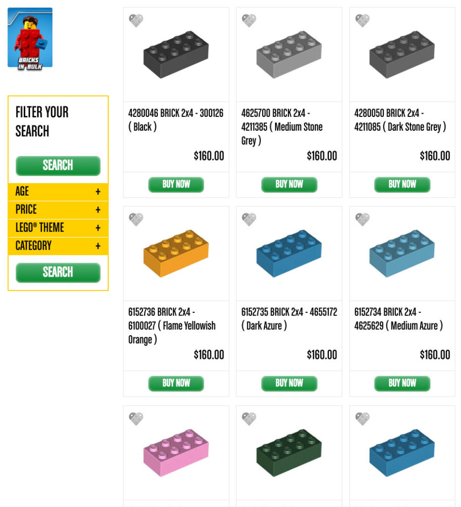 Brickfinder Bricks World LEGO Certified Store Selling LEGO Bricks In