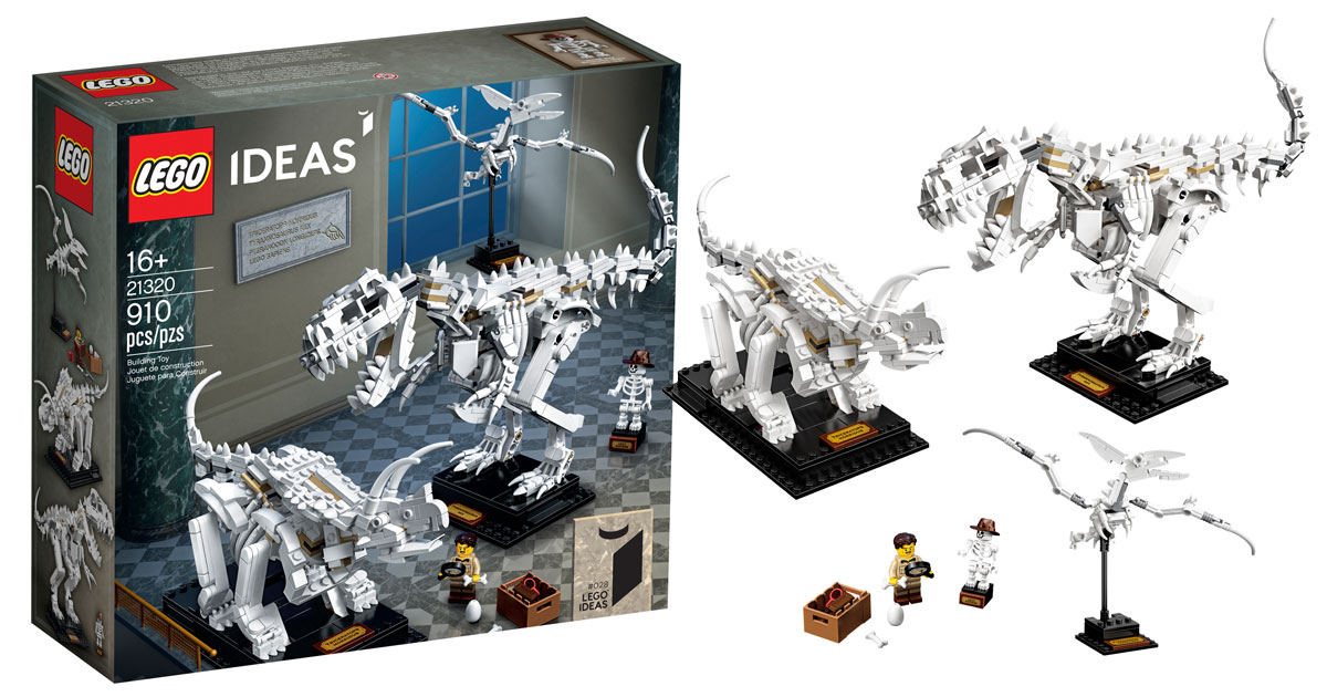 Brickfinder - LEGO Ideas Dinosaur Fossils (21320) Official Reveal!