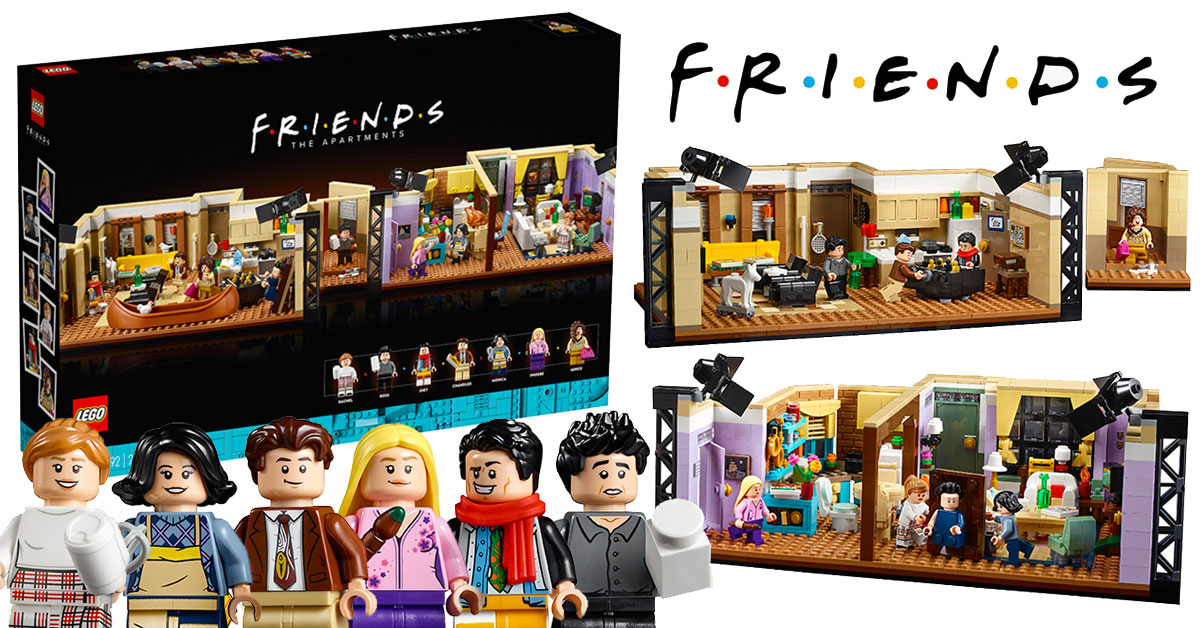 Brickfinder - LEGO F·R·I·E·N·D·S Apartments (10292) Official Reveal!