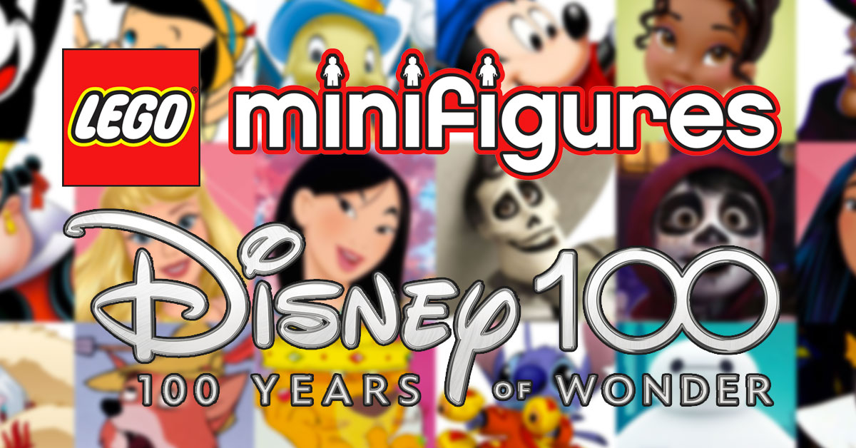 Lego Reveals Disney 100 Minifigure Wave and Sets