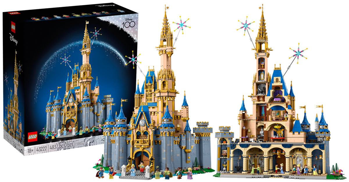 Brickfinder - LEGO Disney Castle 43222 Full Reveal!